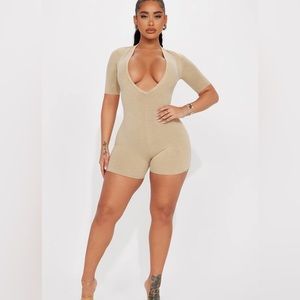 Fashion Nova Romper Size L